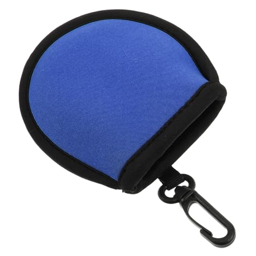 Yardwe Neoprene Golf Ball Protective Cover with Clip Soft Fleece Lining Golf Pouch for Men and Women