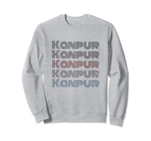 Ciudad retro vintage de la India de los 70, Kanpur Sudadera