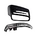 Passenger Door Rear view Mirror Cover Cap & Turn Signal Lamps For Mercedes-Benz W212 W204 W221 2007-2013