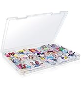 Shoe Charm Holder, Portable Shoe Decoration Storage Box Fit Croc Charms, Shoe Charms Organizer Fo...