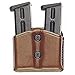 Aker Leather 616 Carry Comp II, Double Magazine Pouch