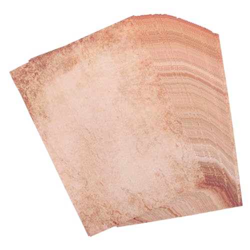 WEKAMOS 50枚 シート ヴィンテージ 文房具 スクラップブック ジャンク ジャーナル 用品 ヴィンテージ 文房具 装飾品 紙 コーヒー