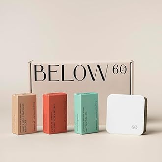 Below 60 Plug-In Essential Oil Fragrance Diffuser | Electric Scent Diffuser with 3 Natural Fragrances | Compact, Stylish Design for Luxurious Home Aroma | Ideal for Living Room, Bathroom, Office
