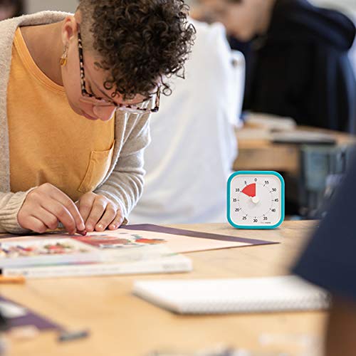 Time Timer 60 Minute Mod Education Edition ⁠— Visual Timer With Desktop Software For Kids Classroom Learning, Teachers Desk Clock, Study Tool And Office Meetings With Silent Operation (Sky Blue) #TOP6