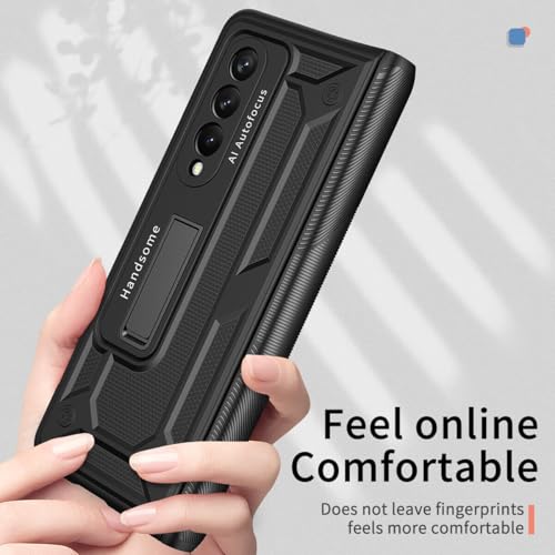 Étui Galaxy Z Fold 5 rigide vert fente stylo antichoc - 2