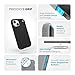 Speck Presidio2 Grip iPhone 15 Case - 6.1 inch - Compatible with iPhone 14/13 - Black/Slate Grey/White