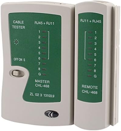 Moelissa Ms-Lt02 Rj45&Rj11 Network Cable Tester,Battery Powered,Grey