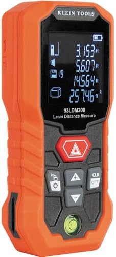 Klein Tools Laser Distance Measure, Measures in Feet, Inches, Met...