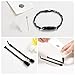 Imrsanl Stainless Steel Cremation Bracelet for Ashes - Cylinder Urn Bangles for Human Ashes - Memorial Ashes Keepsake Jewelry for Men Women (Black-20cm/7.87 inch)