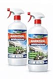 2x 1 L Markisen - Imprägnierung Gewebe Schutz Lotuseefekt Wasserabweisend