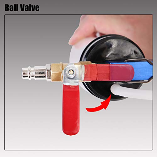 YSTOOL Brake and Clutch Fluid Pneumatic Vacuum Bleeder Bleeding Tool Kit to Change Brake Clutch Oil Power Steering Oil Engine Oil for Auto Car Truck Motorcycle Use