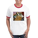 CafePress Fantomas, 1915 Men's Ringer T Shirt Men's Vintage Ringer T-Shirt Red/White