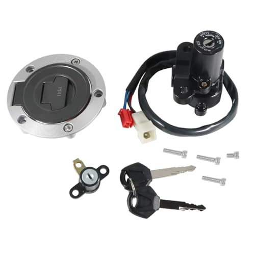 Commutateur d'allumage moto Yamaha neiman complet anti grippage avec clé et bouchon de réservoir