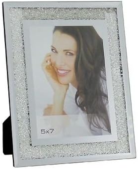 Advantage 999 Ltd Exclusive Swarovski Crystal element Filled Photo Frame 5 x 7 FOR WEDDING, ANNIVERSARY,ENGAGEMENT