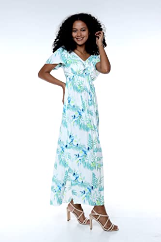 Image of Hawaii Hangover Family Matching Hawaiian Clothes, Orchid Breeze White | Family matching Hawaiian outfits, Orchid Breeze White, lightweight rayon, machine washable, tropical floral print, luaus
