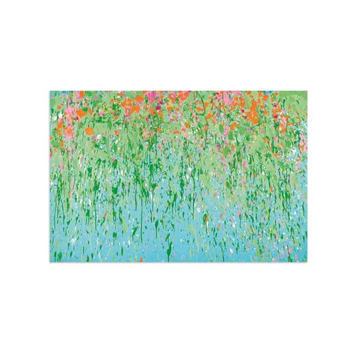 Tableau sur toile abstrait 40x60cm peinture moderne sans cadre pour decoration murale