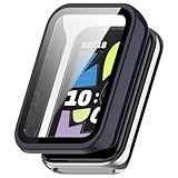 Utilizzando un design combinato di PC + pellicola temperata di alta qualità, protezione all-inclusive, custodia sottile che copre tutti i bordi dell'orologio, offre una protezione completa per il tuo orologio da graffi, cadute e urti.