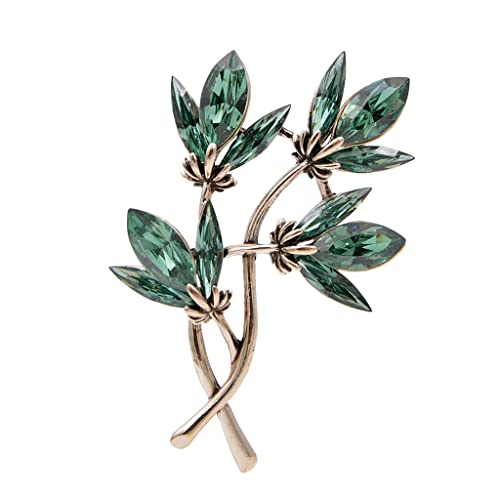 Broches à Fleurs en Cristal : égayez vos manteaux d'hiver sombres avec ce bijou vintage