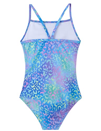 Image of Girls Swimsuits One-Piece Bathing Suits Multicolor Kids Sport Summer Beach Swimwear for 2-10 Years Old