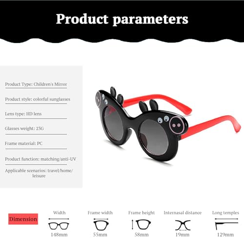 Image of SYGA Kids Goggles, Modern Stylish Eyewears for Boy's and Girls, Suitable for Age 3-8 Years