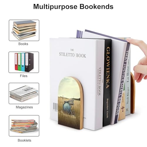 Sujetalibros de tambor musical antideslizante para evitar caída de libros 4