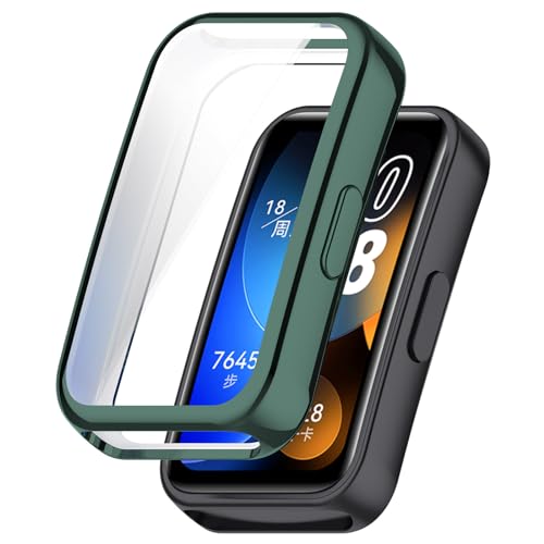 NUPO for HUAWEI Band 10 / 9 / 8 P[X X}[gEHb` Sʕی TPU bL EȒP ^b`x ϏՌ h~ HUAWEI Band10 / Band9 / Band8 یJo[ (GhO[+