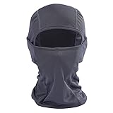 LXDZ Full Face Mask Cover Balaclava Motorcycle Bicycle Outdoor Sport - Full Face Mask Ski for UV & Dust Protection (Gray New) 1-2