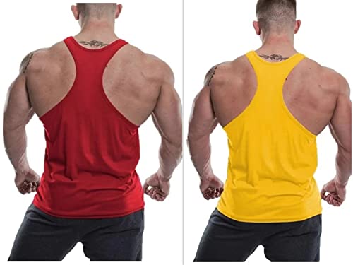 Image of MASCARI Men's Tank Tops Muscle Gym Bodybuilding Vest Fitness Workout Sando -mf