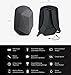 Bluetooth Backpack Speaker | Portable USB Charger, Dual Hi Fi Speaker, Nylon Hard Shell Waterproof Material (Stealth Grey)