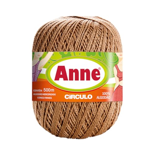 Kit 6 Anne Linha Novelo 500m 147g Cores e Tons Terrosos