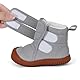 MASOCIO Winterschuhe Baby Boots Stiefel Winter Babyschuhe Junge Mädchen Hausschuhe Kleinkind Kinder Wollschuhe Gefütterte Warme Fell Babystiefel Winterstiefel Schuhe Grau Größe 24