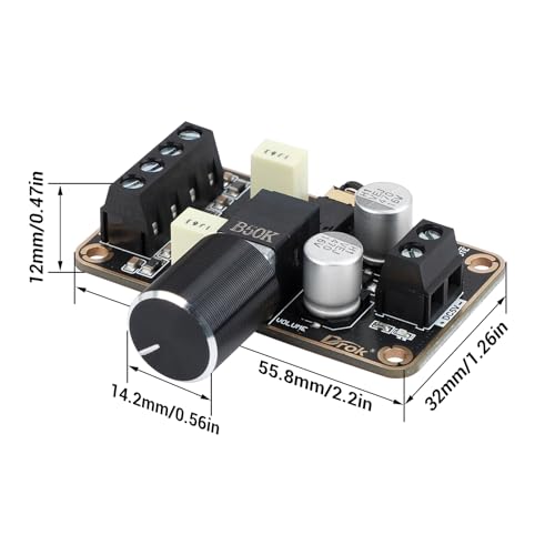 Drok 2001711002 Audio Amplifier Board, 5W+5W Mini Amplifier Board Pam8406 Dc 5V Digital Stereo Power Amp 2.0 Dual Channel Class D Amplify Module thumb #3