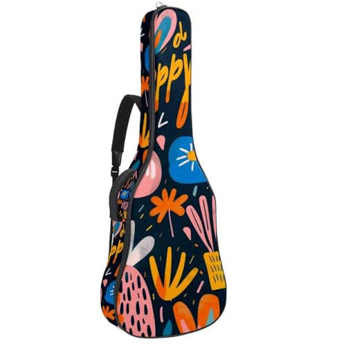 Étui guitare rembourré contre les chocs et la pluie en tissu Oxford