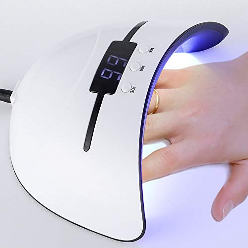 KKmoon Lâmpada UV 36W Secador de unhas para todos os tipos Gel 12 contas USB Lâmpada de indução infr