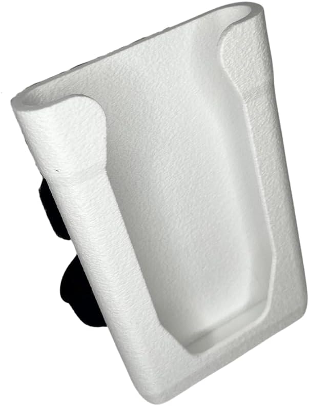 Chatelet Universal Phone Holder with Strap On Design | Phone Mount for Boats, Golf Carts, Pool Umbrellas, Strollers & More | Made in USA (White)