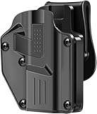 Fit Most Popular Full Size and Compact Pistols Universal Gun Holster, Glock 19/17/43X/48, Taurus G2C/G3， Beretta 92/92FS, S&W M&P, Sig P365/P320, 1911, and More