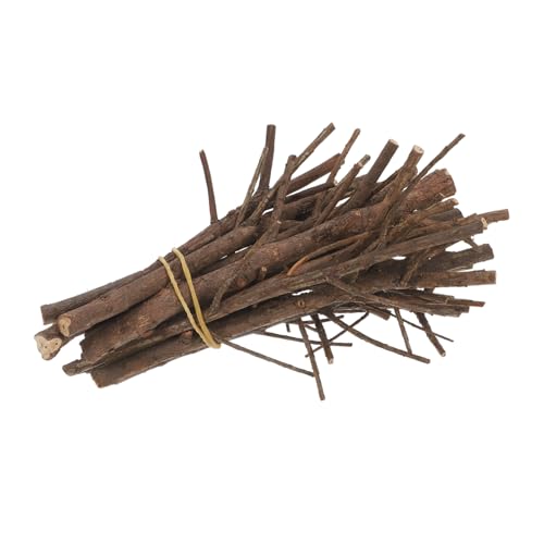 Veemoon 15pezzi Bastoncini Legno Finti Artigianato Fai Da Te Accessori Per Modelli Fai Da Te Decorazioni Natalizie Oggetti Scena Per Foto