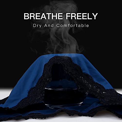 Adovakker Women's Underwear Low Rise Lady Micro Smooth Breathable Briefs Hipster Panties Multipack Printing J-L #TOP5