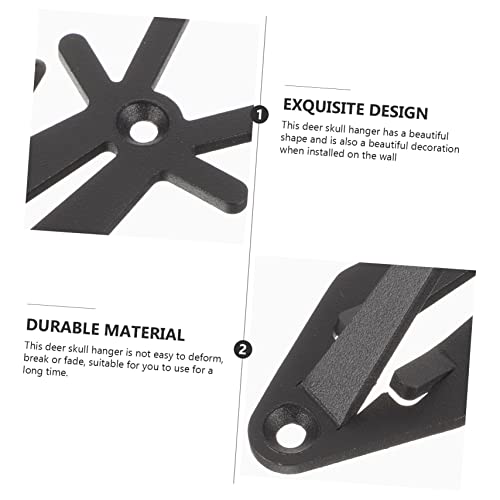 Uonlytech 6 Peças Gancho De Caveira De Veado Gancho De Caveira De Alce Cabide De Montagem De Caveira