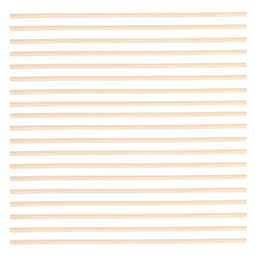 LIFKOME Palitos de Bambú para Manualidades 50 Piezas 30 CM X 6 MM Varillas Redondas para Bricolaje Decoración y Elaboración Artesanal en Proyectos Creativos y Modelismo Arquitectónico