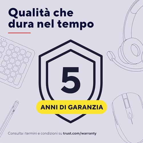 Verto Mouse Verticale Wireless, Mouse Ergonomico senza Filo, Ridurre la Tensione del Braccio e del Polso, 800-1600 DPI, 6 Pulsanti, PC, Computer, Portatile, Mac, Batterie Incluse - Bianco - Mouse gaming - Immagine 4