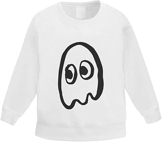 Azeeda 'Spooky Ghost' Kid's Sweatshirt/Jumper (3-4 Years) (KW00034633)