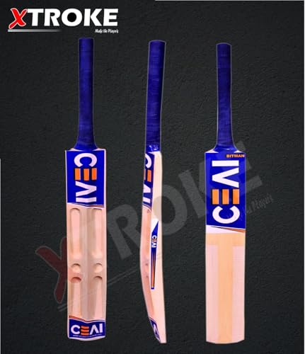 Image of CEAI Scoop Design Popular Willow Premium Cricket Bat with Bat Cover for Men's & Adult, Advance Play All Tennis Ball, Tournament Match (Size Full)
