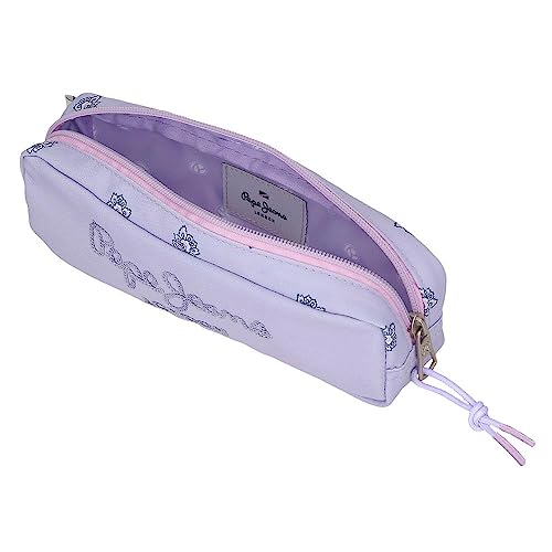Pepe jeans Becca Pencil Case, Dark Purple, Standard Size, Suitcase - Image 4