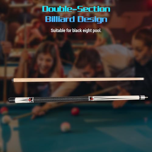 Taco de pool 147 cm con punta 13 mm de arce miniatura 6