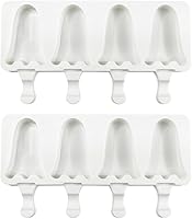 Vista 10 de Molde de silicona para paletas de helado, molde de silicona suave y liso para bricolaje, hecho en casa, helado, caramelo, pastel, molde Tipo 19