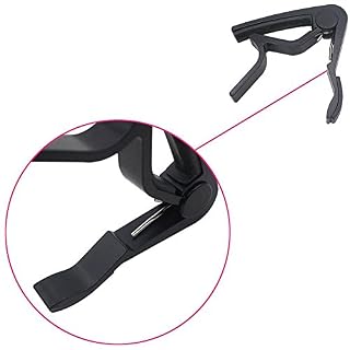 Dilwe Capo de Guitare, Capo à Une Main en Alliage de Zinc Capodastre pour Guitare Classique Folk de 6 Cordes - Les Beatles, Paul McCartney, John Lennon, RIngo Starr, George Harrison Dilwe Capo de Guitare, Capo à Une Main en Alliage de Zinc Capodastre pour Guitare Classique Folk de 6 Cordes – Image 5