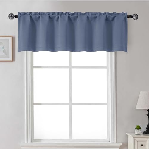 Gwine Denim Blue Valance