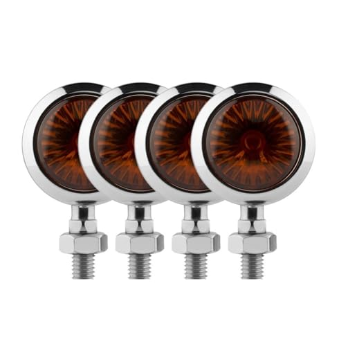 Clignotant moto pour remplacer feux cassés indicateur universel 10mm 12V rigide 4 pièces