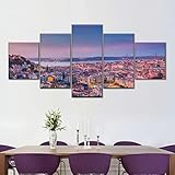 💖Gesamtgröße:150 x 80 cm (BxH) 30x 40 cm x 2 Teile (12 x 16 Zoll x 2 Paneele) 30 x 60 cm x 2 Teile (12 x 24 Zoll x 2 Paneele) 30 x 80 cm x 1 Teil (12 x 32 Zoll x 1 Platte) 5 Stück auf Premium-Vlies Leinwand Gemälde.unsere Leinwanddrucke können auch für Ihre eigene Größe, Fotos oder Bilder maßgeschneidert werden, kontaktieren Sie uns eine Frage stellen!